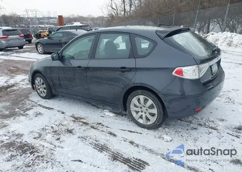 2008 Subaru Impreza 2.5I z USA, uszkodzony, nr VIN JF1GH61698H831786